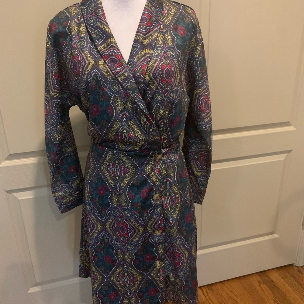 NWT I. Madeline Wrap Dress Small